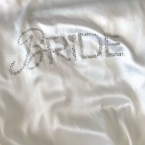 Victoria's Secret Satin Bridal Robe